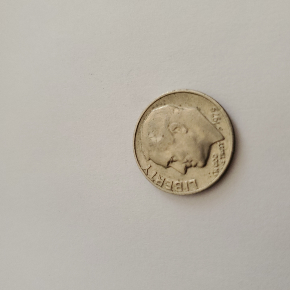 Roosevelt dime 1975 no mint mark
